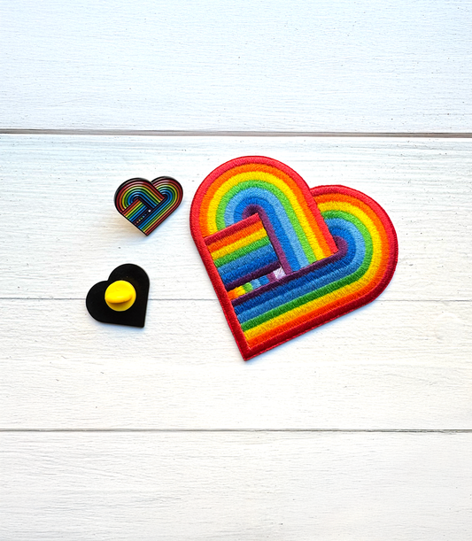 Iron-On and Sew-On LGBTQ+ Patch collection for Backpacks, Jackets, and DIY Fashion