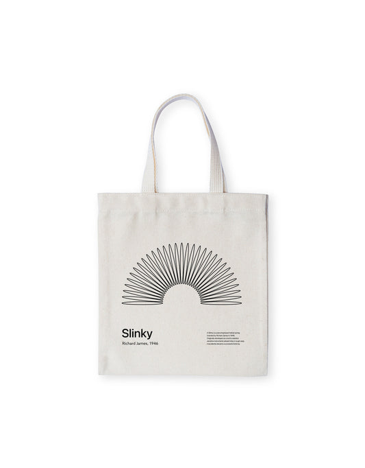 In Retrospect - Black Slinky Tote Bag