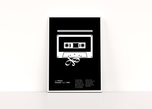 Lou Ottens Cassette Tapes Poster